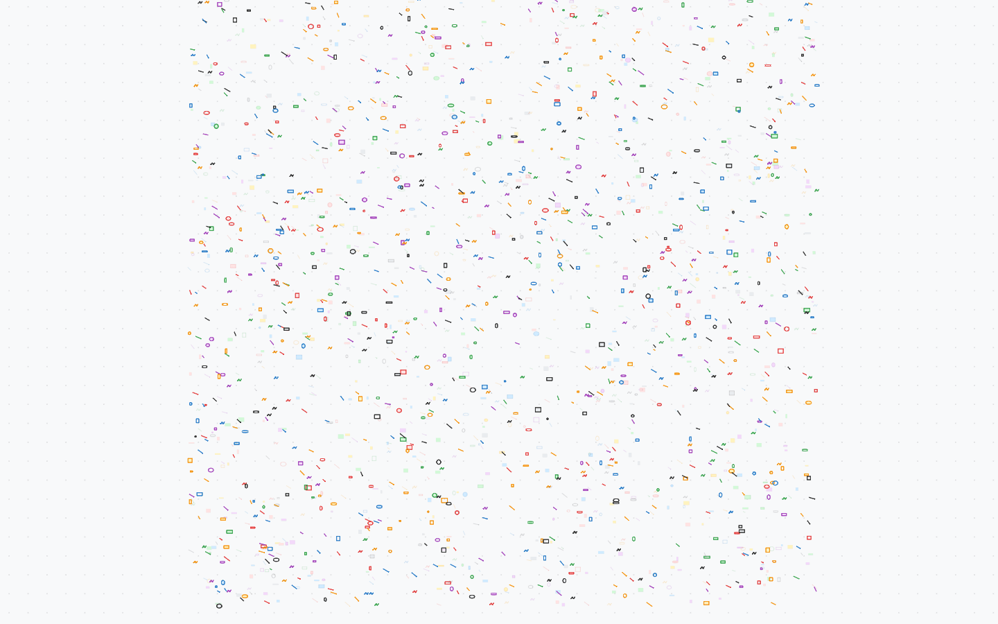 The renderer benchmark with 20,000 shapes